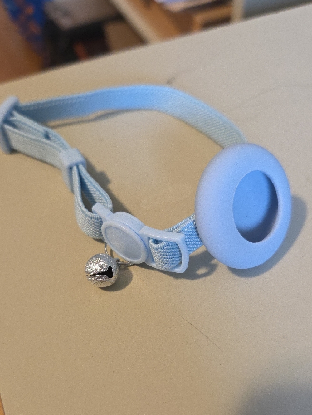 Blue Silicone Air Tag Cat Collar with Bell ✨️5/$30